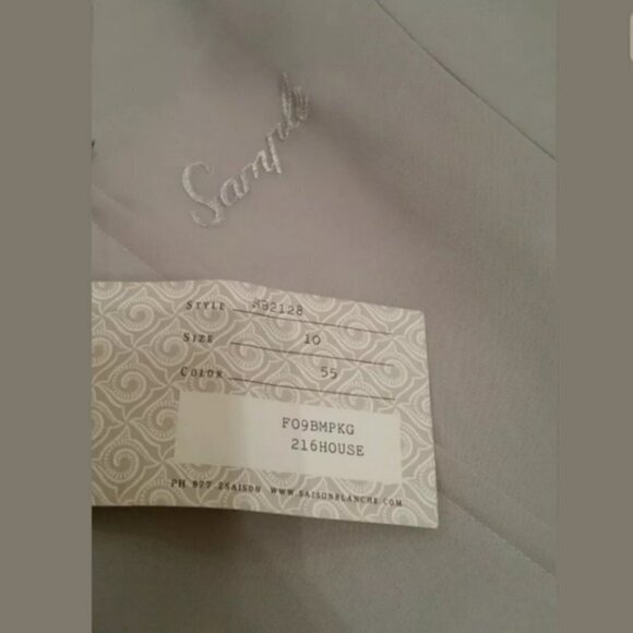 SAISON BLANCHE BRIDESMAID FORMAL PROM DRESS - Picture 4 of 6